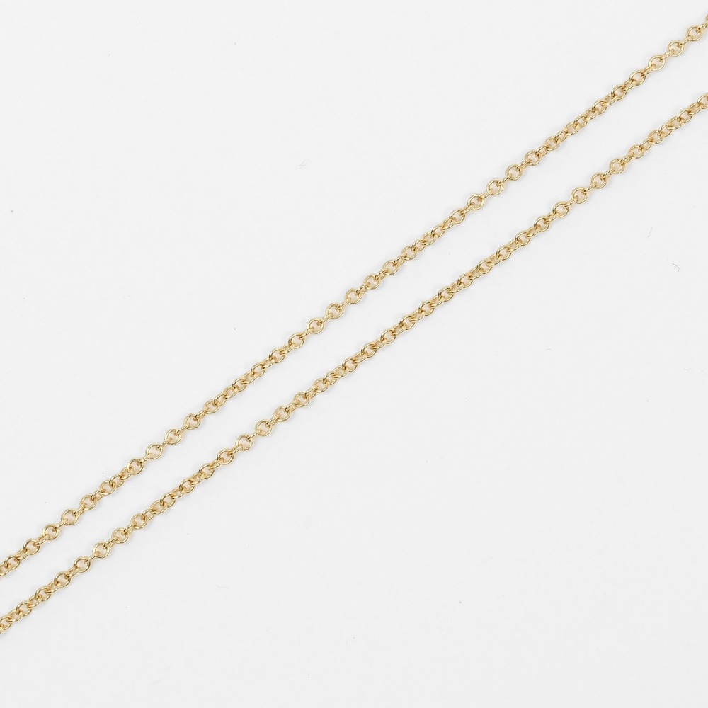 Tiffany Apple Necklace Yellow Gold View 4